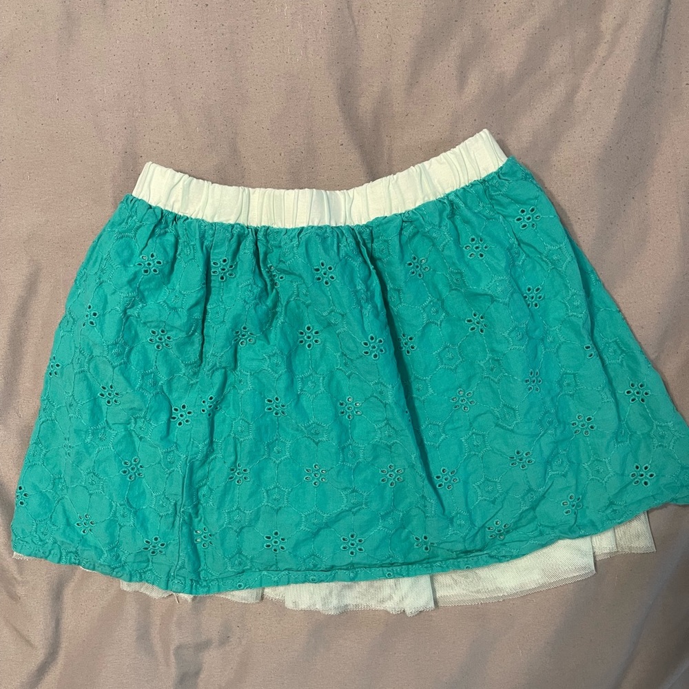 Pick 3/$20 Two Layer Reversible Teal Skirt
